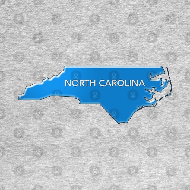 The State of NC Blue by Trent Tides